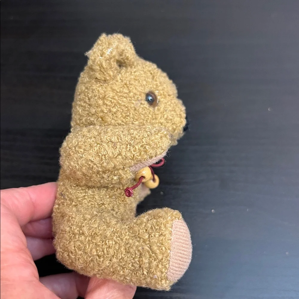 Vintage Collectible Adorable small tan Teddy Bear with moveable limbs. - Picture 11 of 14